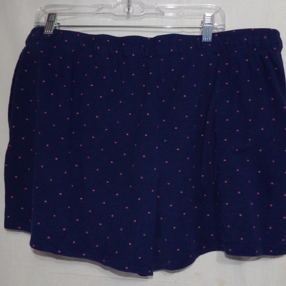 U.s. Polo Assn Women's Polo Shorts 2X Blue Polka Dot Pockets - Picture 5 of 8